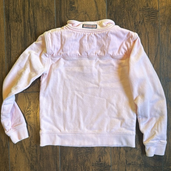 Vineyard Vines 1/4 Zip Pullover light pink size Small 7-8 (B8) - Picture 5 of 5